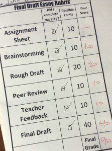 SMART Essay Checklist