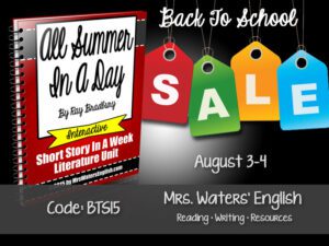 TpT Back to School Sale 2015