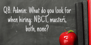 Q8 NBCT Masters