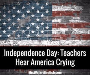 Teachers Hear America Crying