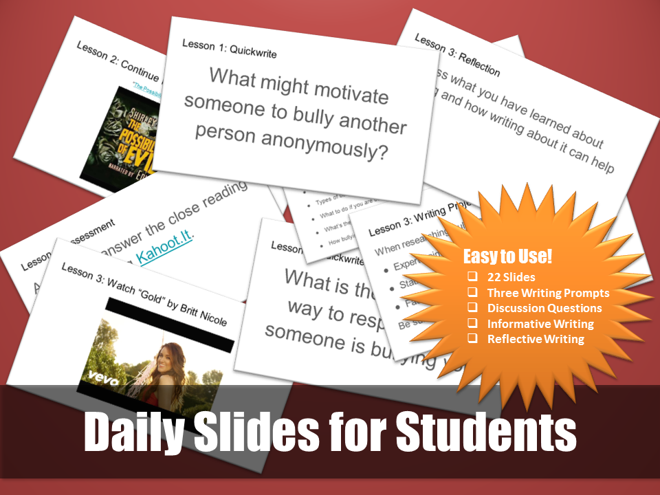 Daily Slides for Students