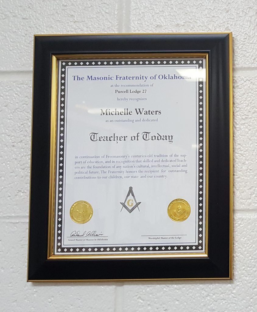 Michelle Waters: Masonic Teacher of Today