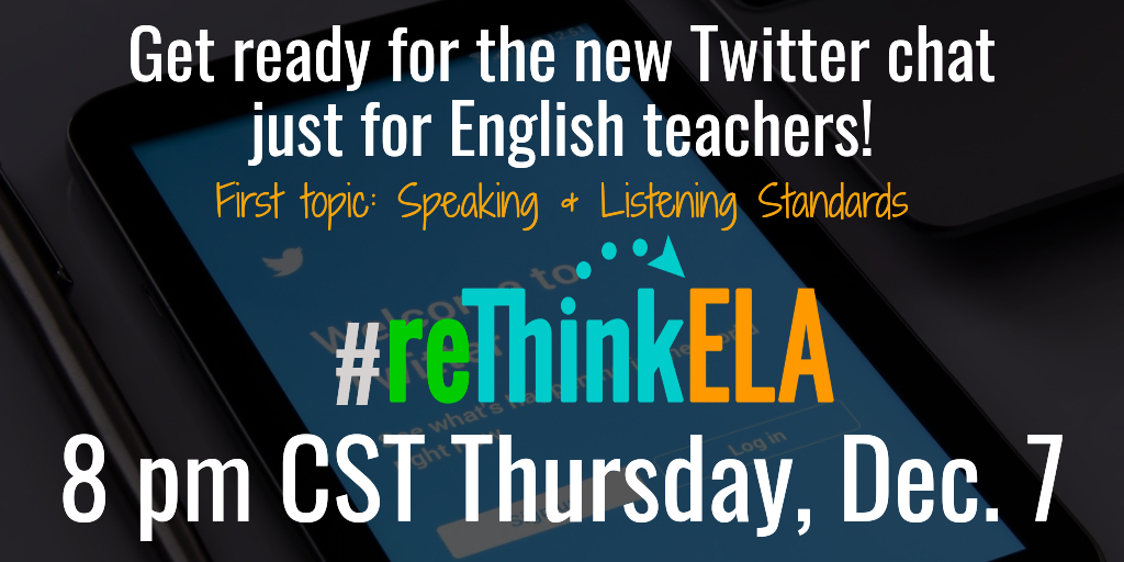 #reThinkELA Twitter Chat