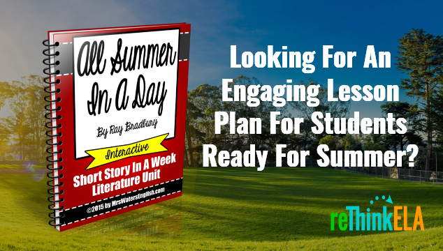 All Summer In A Day Lesson Plans