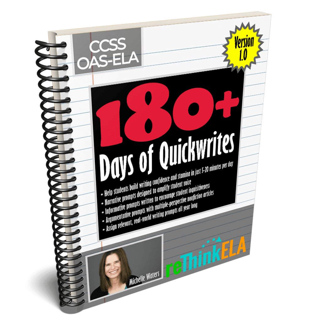 180 Days of Quickwrites 180 Days of Quickwrites