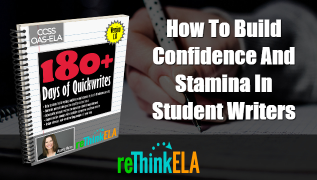 180+ Days of Quickwrites for Secondary English Teachers