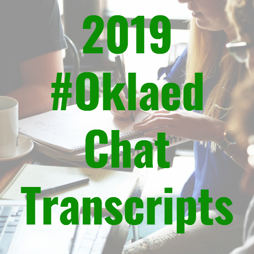 2019 Twitter Chats