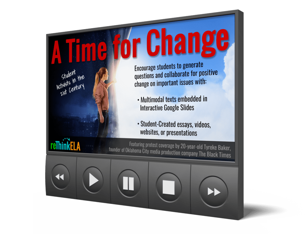 A Time For Change Writing Project