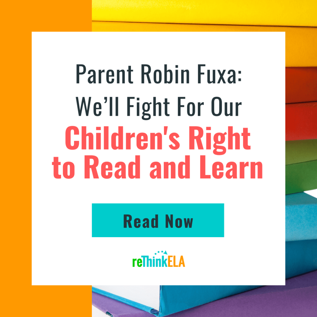Parent Fight for Children's Right to Read and Learn
