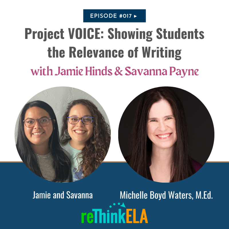 Project VOICE Relevance of Writing
