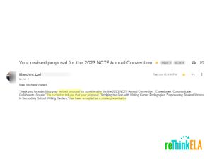 2023 NCTE Revised Poster Presentation Decision