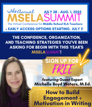 MSELA Summit Creative Writing Course