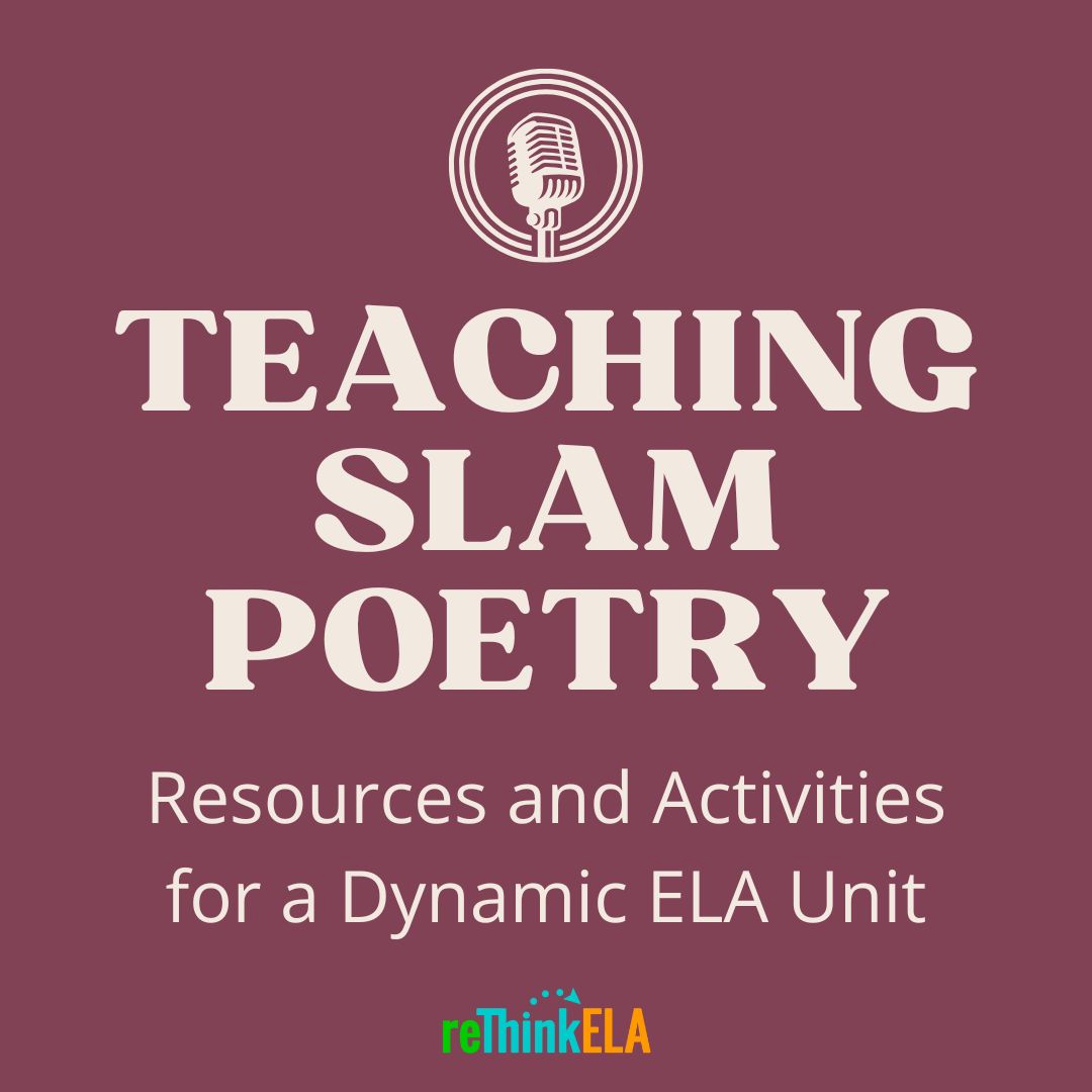 Teaching Slam Poetry Lesson Plans