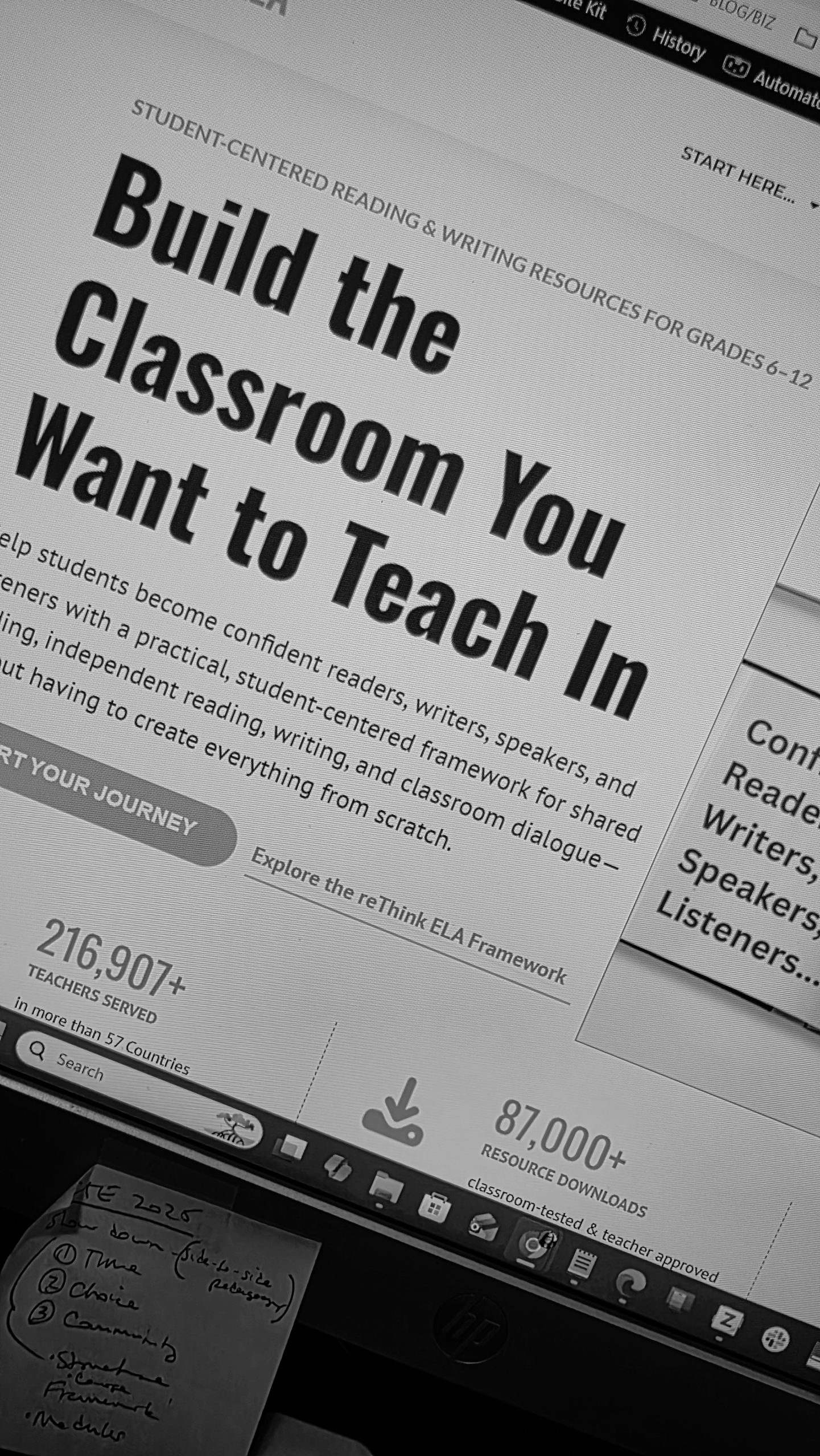 reThink ELA Field Notes