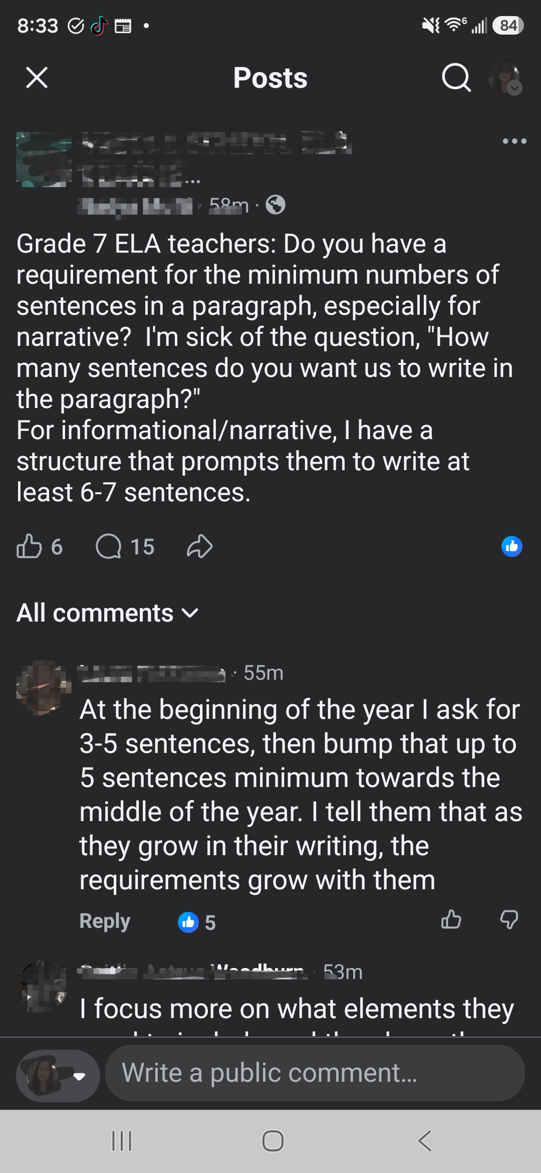 “How Many Sentences Does This Paragraph Need?”